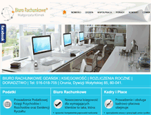 Tablet Screenshot of ksiegowoscgda.pl